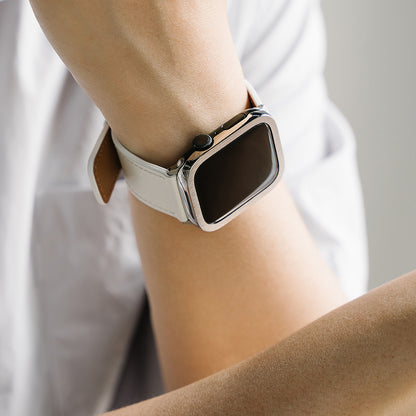 Pasek Ringke Leather One do Apple Watch 49mm / 46mm / 45mm / 44mm / 42mm Series, Czarny