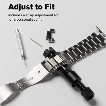 Ringke Metal One Air Strap for Apple Watch 49mm / 46mm / 45mm / 44mm Series, Silver