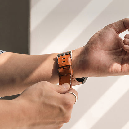 Pasek Ringke One Basic Bold do zegarków Fossil / Mobvoi / Suunto, 24mm, Brązowy