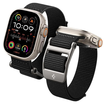 Pasek Spigen DuraPro Flex do Apple Watch 49mm / 46mm / 45mm / 44mm Series, Czarny AMP02465