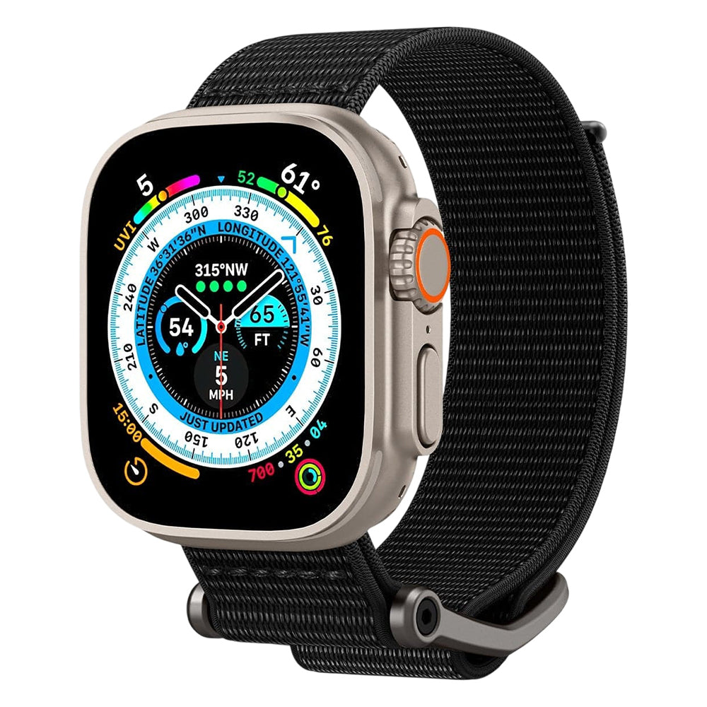 Pasek Spigen DuraPro Flex do Apple Watch 49mm / 46mm / 45mm / 44mm Series, Czarny AMP02465