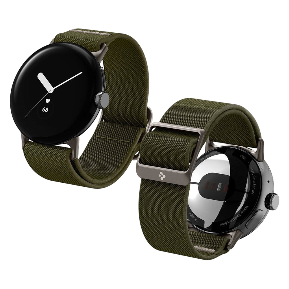 Pasek Spigen Lite Fit do Google Pixel Watch 41mm Series, Kaki AMP07608