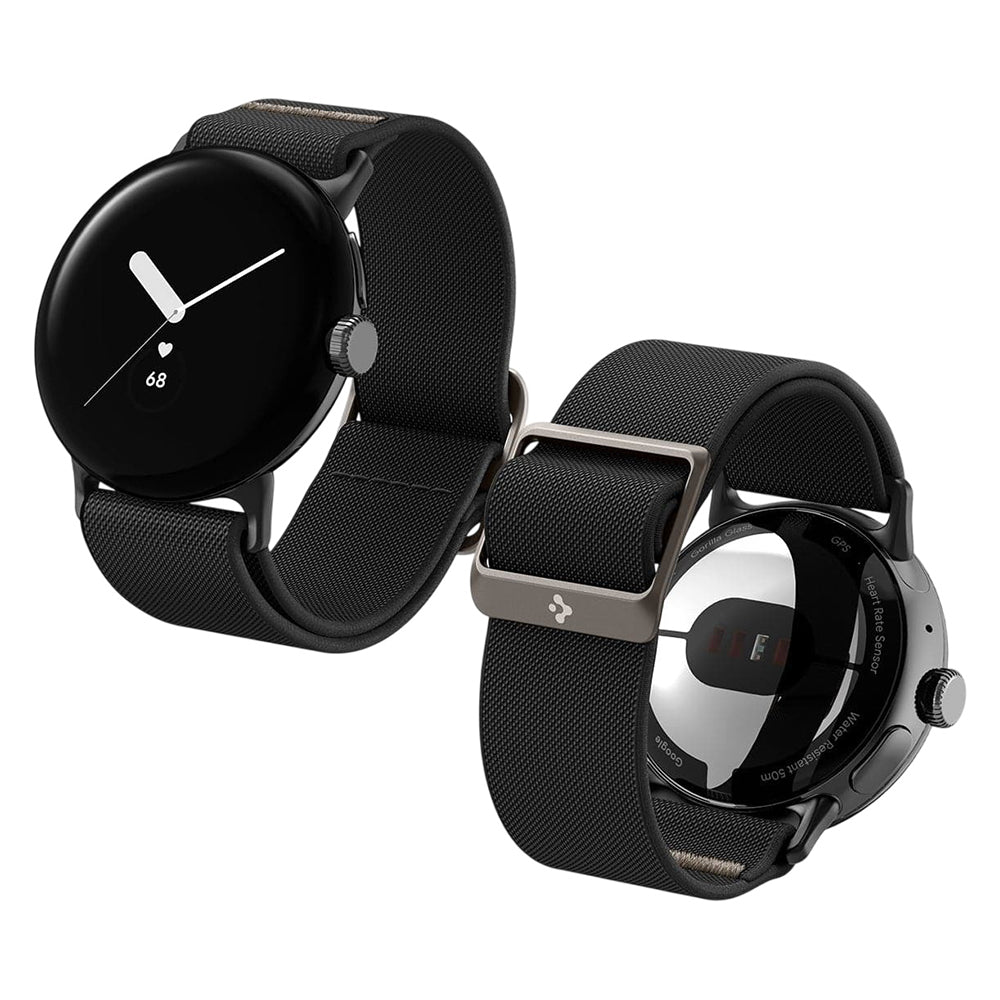Pasek Spigen Lite Fit do Google Pixel Watch 45mm Series, Czarny AMP07601