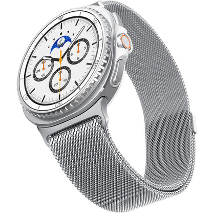 Pasek Spigen Metal Fit do Samsung Galaxy Watch9 / Watch8 / Watch8 Classic Series, Srebrny AMP10121