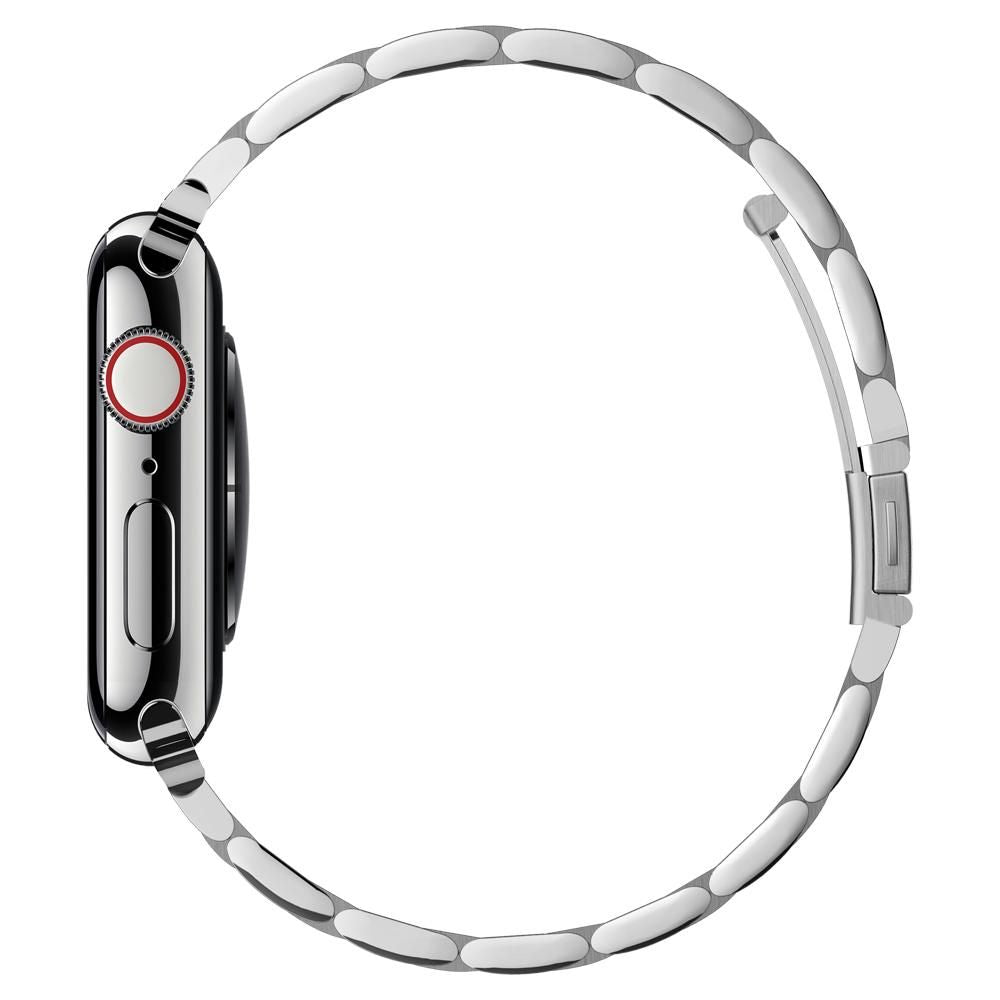 Pasek Spigen Modern Fit do Apple Watch 42mm / 41mm / 40mm / 38mm Series, Srebrny