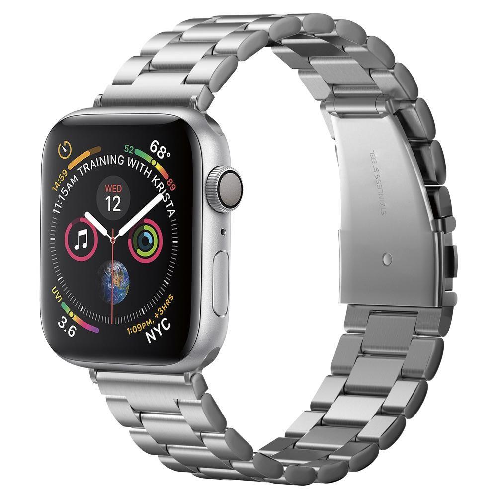 Pasek Spigen Modern Fit do Apple Watch 49mm / 46mm / 45mm / 44mm / 42mm Series, Srebrny