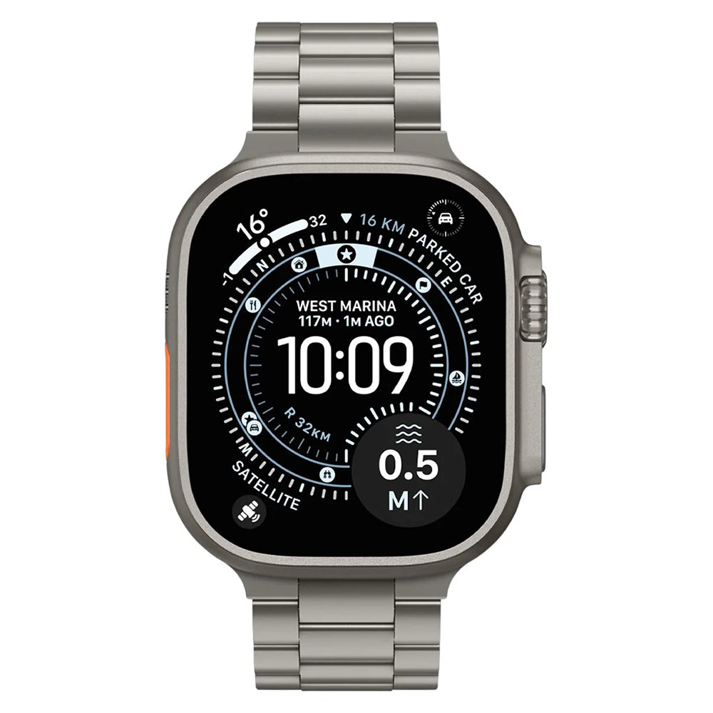 Pasek Spigen Modern Fit Titanium do Apple Watch 49 mm / 46 mm / 45 mm / 44 mm Series, szary AMP09105