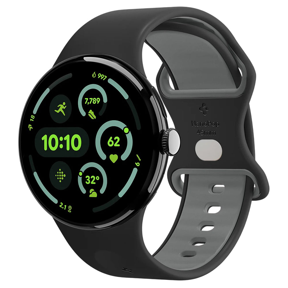 Pasek Spigen Nano Pop do Google Pixel Watch 45mm Series, Czarny AMP09491