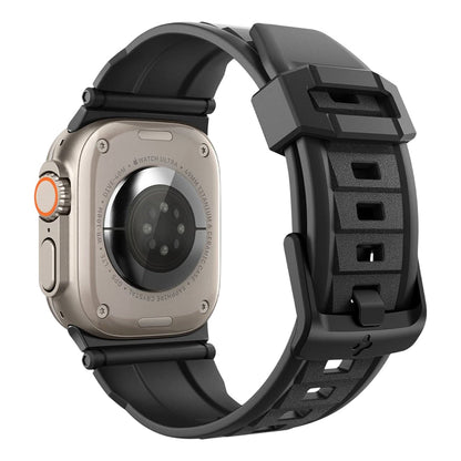 Pasek Spigen Rugged do Apple Watch 49mm / 46mm / 45mm / 44mm / 42mm Series, Czarny AMP07105