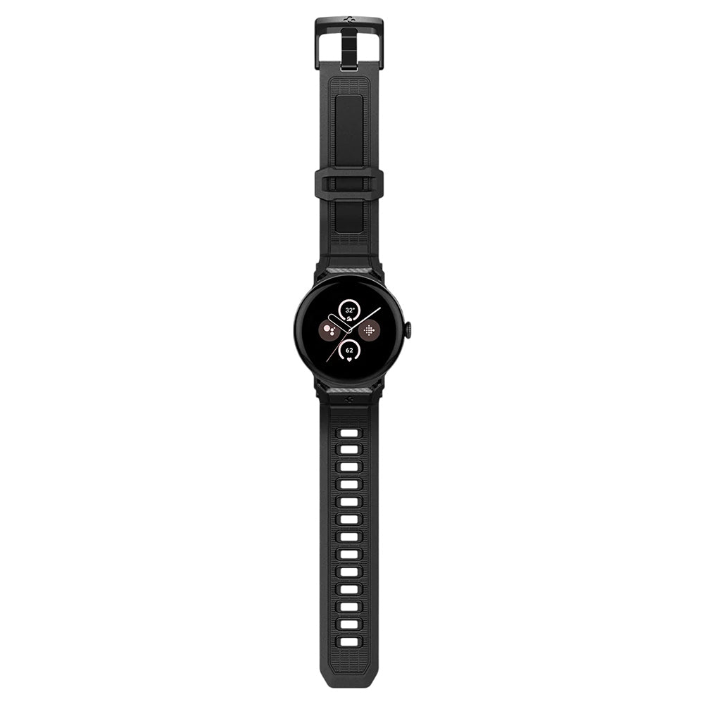 Spigen Rugged Strap for Google Pixel Watch 41mm Series, Black AMP07556
