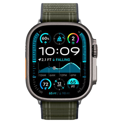 Pasek Spigen WBF0 do Apple Watch 49mm / 46mm / 45mm / 44mm Series, Zielony