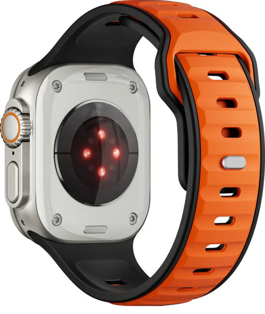 Pasek Tech-Protect Iconband Line dla Apple Watch 49mm / 46mm / 45mm / 44mm Series, Pomarańczowy