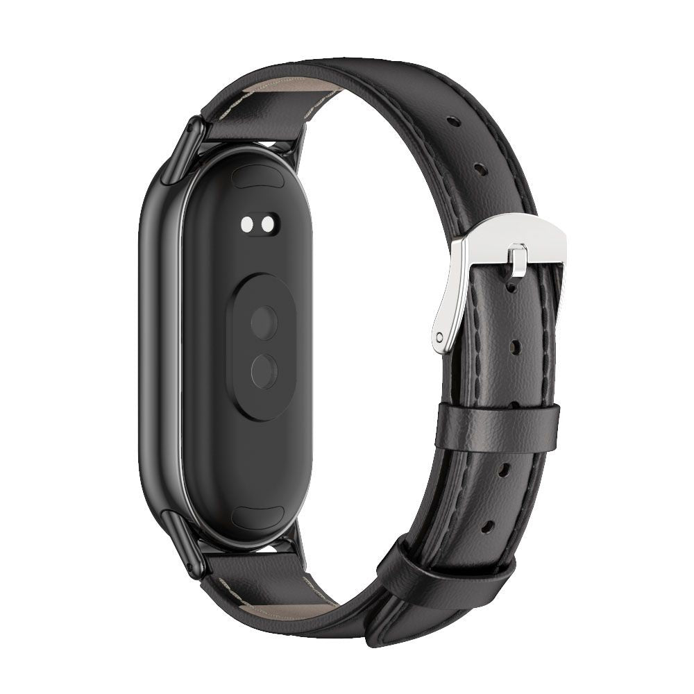 Pasek Tech-Protect Leatherfit dla Xiaomi Smart Band 8/9, czarny 