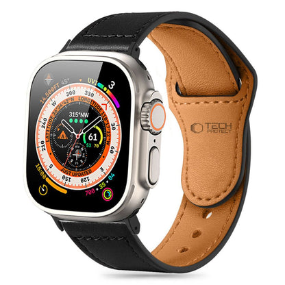 Pasek Tech-Protect NaturalFit do zegarków Apple Watch z serii 41 mm / 40 mm / 38 mm, czarny 