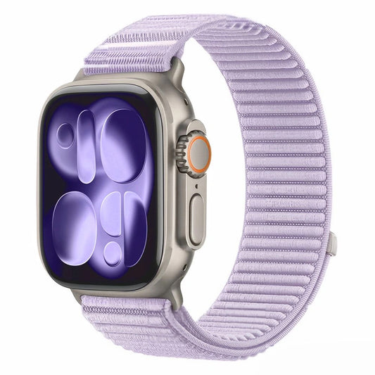 Tech-Protect NylonLoop Strap for Apple Watch 49mm / 46mm / 45mm / 44mm Series, Purple