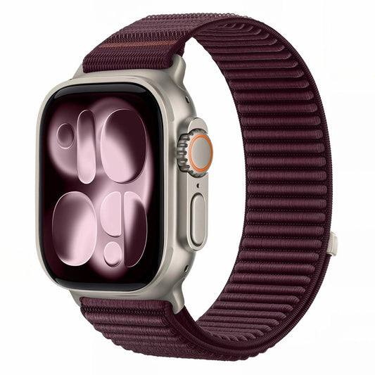 Pasek Tech-Protect NylonLoop do Apple Watch 49 mm / 46 mm / 45 mm / 44 mm Series, bordowy