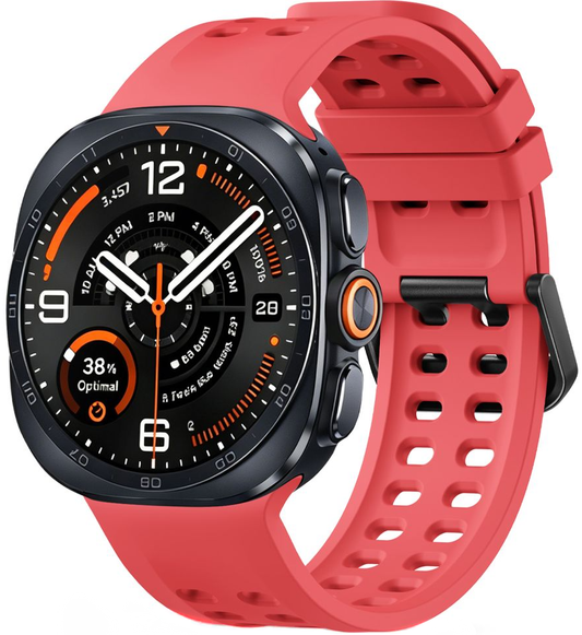 Pasek Tech-Protect Silicone Air do Samsung Galaxy Watch9 / Watch8 / Watch8 Classic Series, Czerwony
