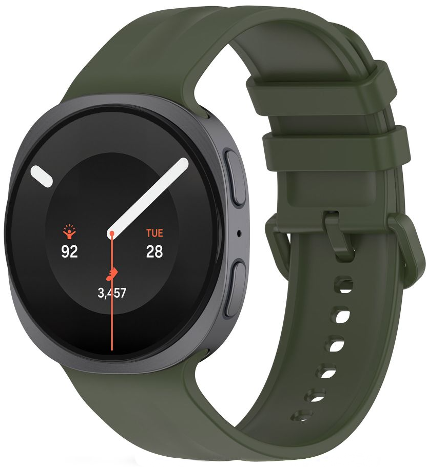 Tech-Protect Silicone Evo Strap for Samsung Galaxy Watch9 / Watch8 / Watch8 Classic Series, Green