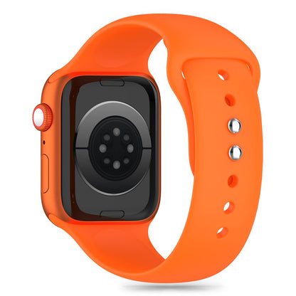 Curea Tech-Protect Silicone pentru Apple Watch 49mm / 45mm / 44mm / 42mm Series, Portocalie