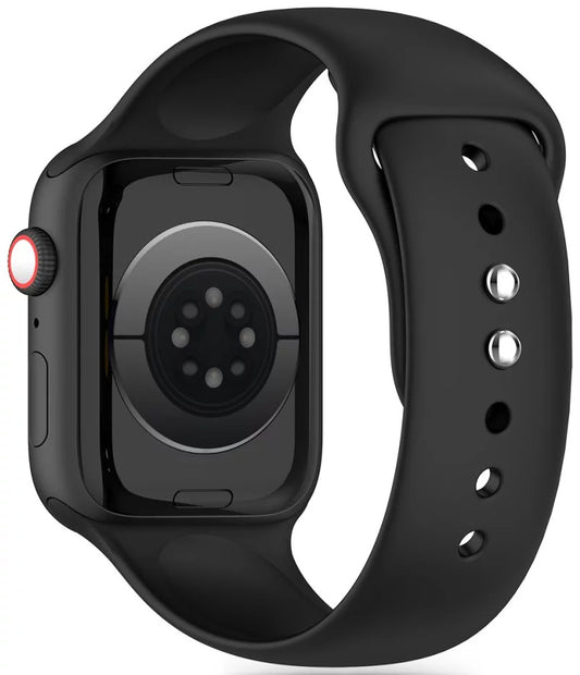 Pasek Tech-Protect Silicone do Apple Watch 42mm / 41mm / 40mm Series, Czarny