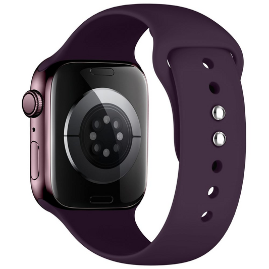 Pasek Tech-Protect Silicone do Apple Watch 42mm / 41mm / 40mm Series, Bordowy