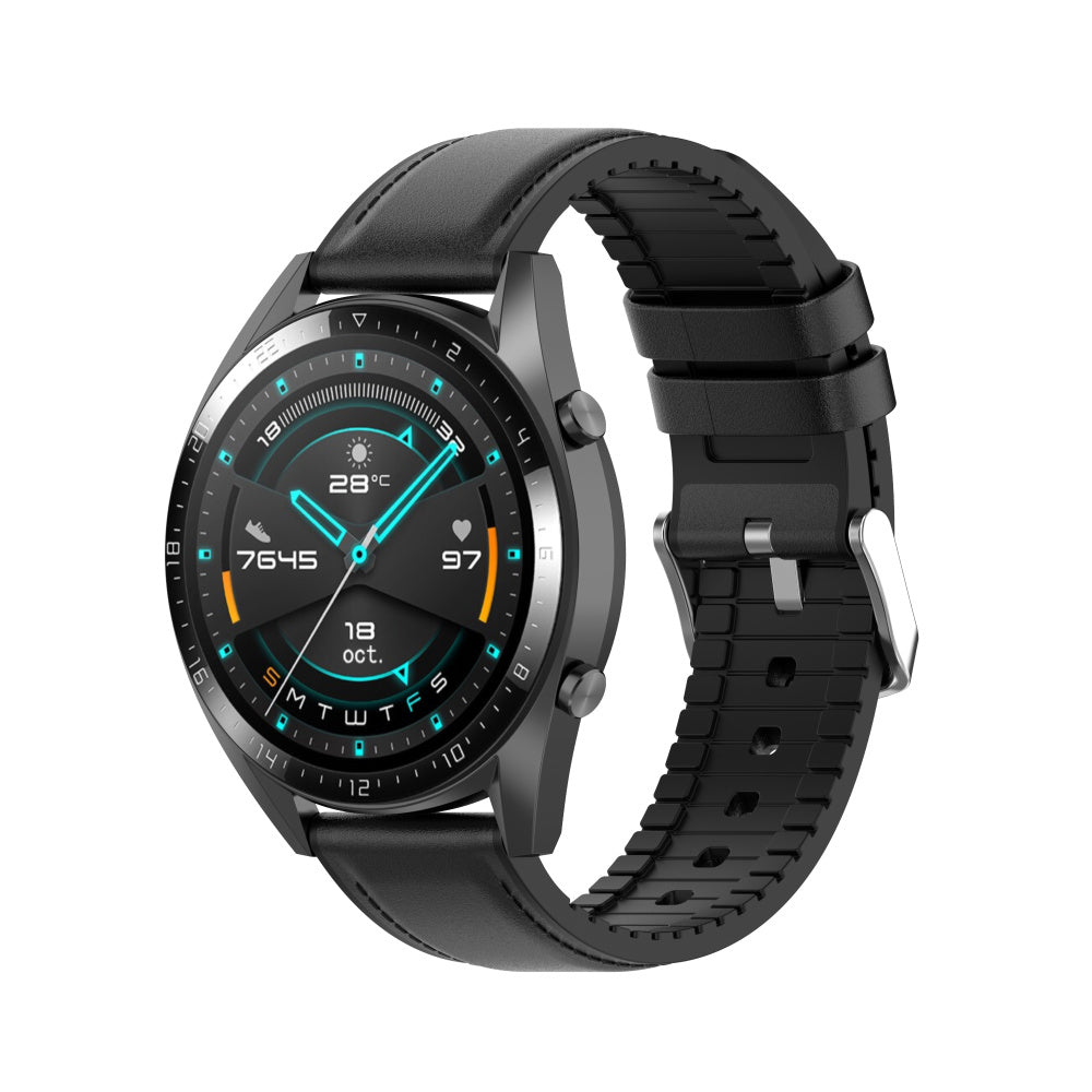 Pasek Techsuit W007 do Samsung Galaxy Watch / Huawei Watch Series, 22mm, Czarny