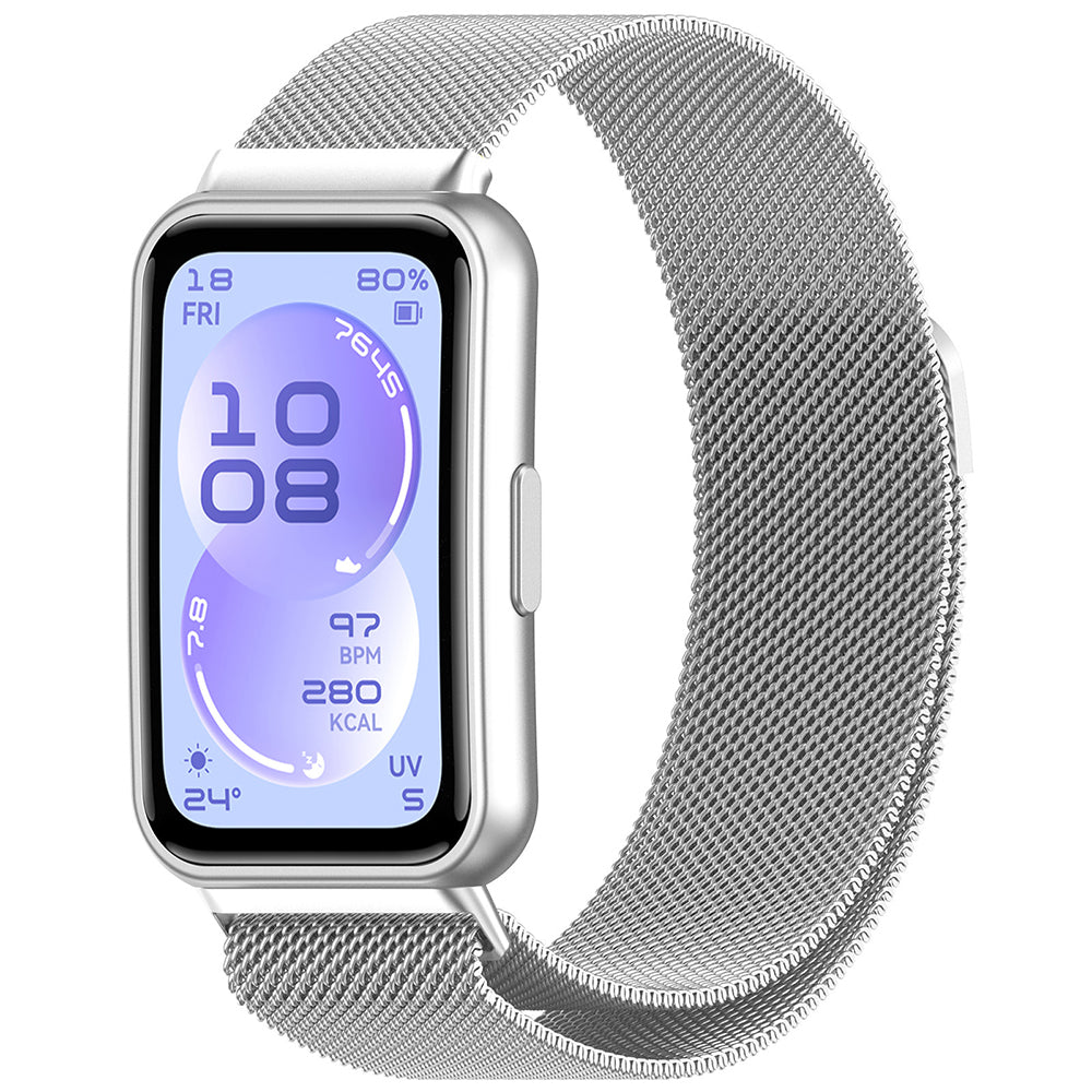 Pasek Techsuit W009 do Huawei Band 11 / 11 Pro, Srebrny