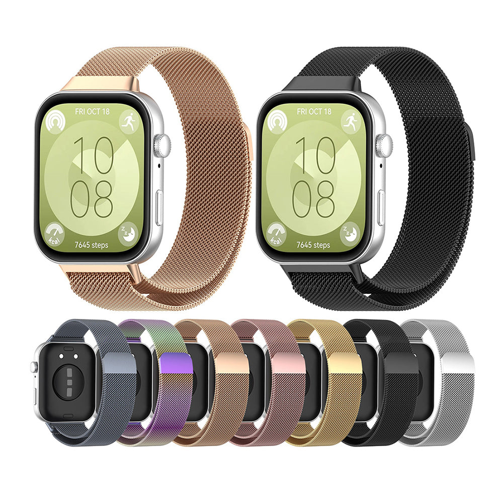 Pasek Techsuit W009 do Huawei Watch Fit 4 Pro / Watch Fit 4 / Watch Fit 3, Srebrny