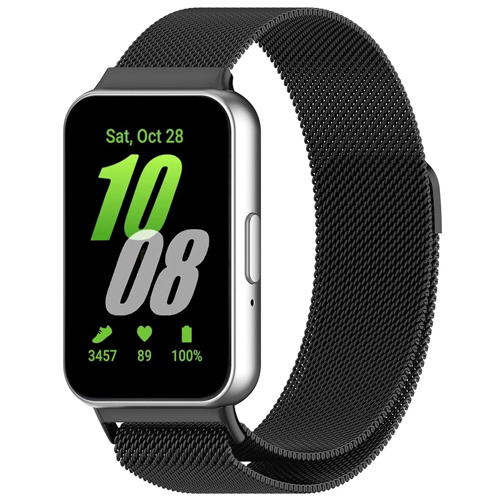 Techsuit W009 Strap for Samsung Galaxy Fit3 R39M, Black