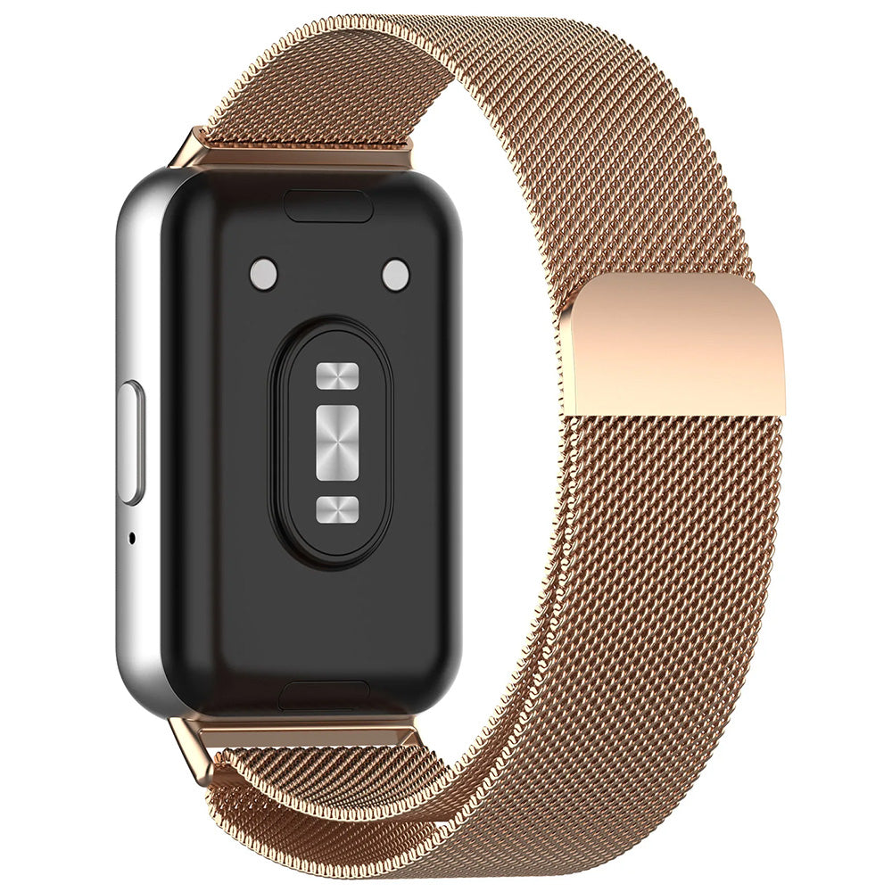 Pasek Techsuit W009 do Samsung Galaxy Fit3 R39M, różowo-złoty