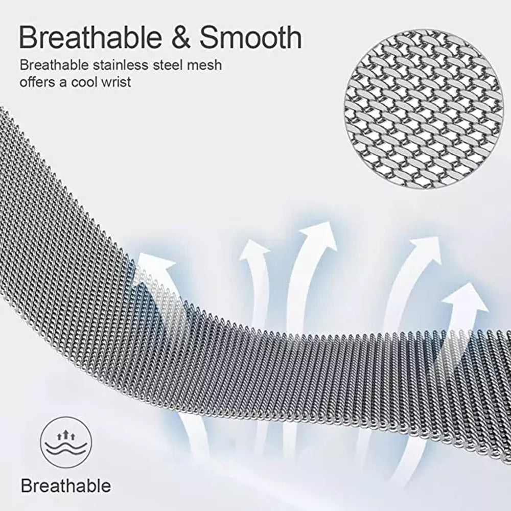 Pasek Techsuit W009 do Samsung Galaxy Watch / Huawei Watch Series, 20mm, Srebrny