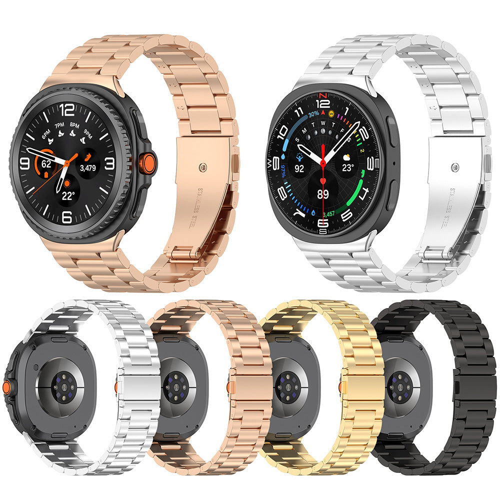 Pasek Techsuit W010 do Samsung Galaxy Watch 8 Classic / Watch8 44mm / Watch 8 40mm, Czarny