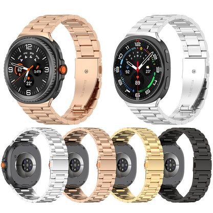 Pasek Techsuit W010 do Samsung Galaxy Watch 8 Classic / Watch8 44mm / Watch 8 40mm, Czarny