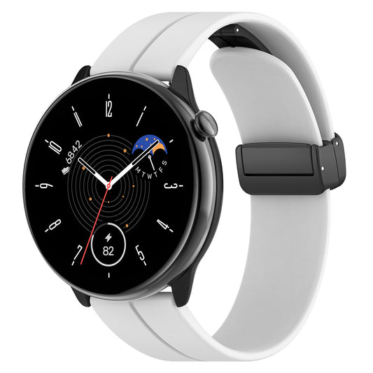 Pasek Techsuit W011 do Huawei Watch / Garmin Watch Series, 18mm, Biały.
