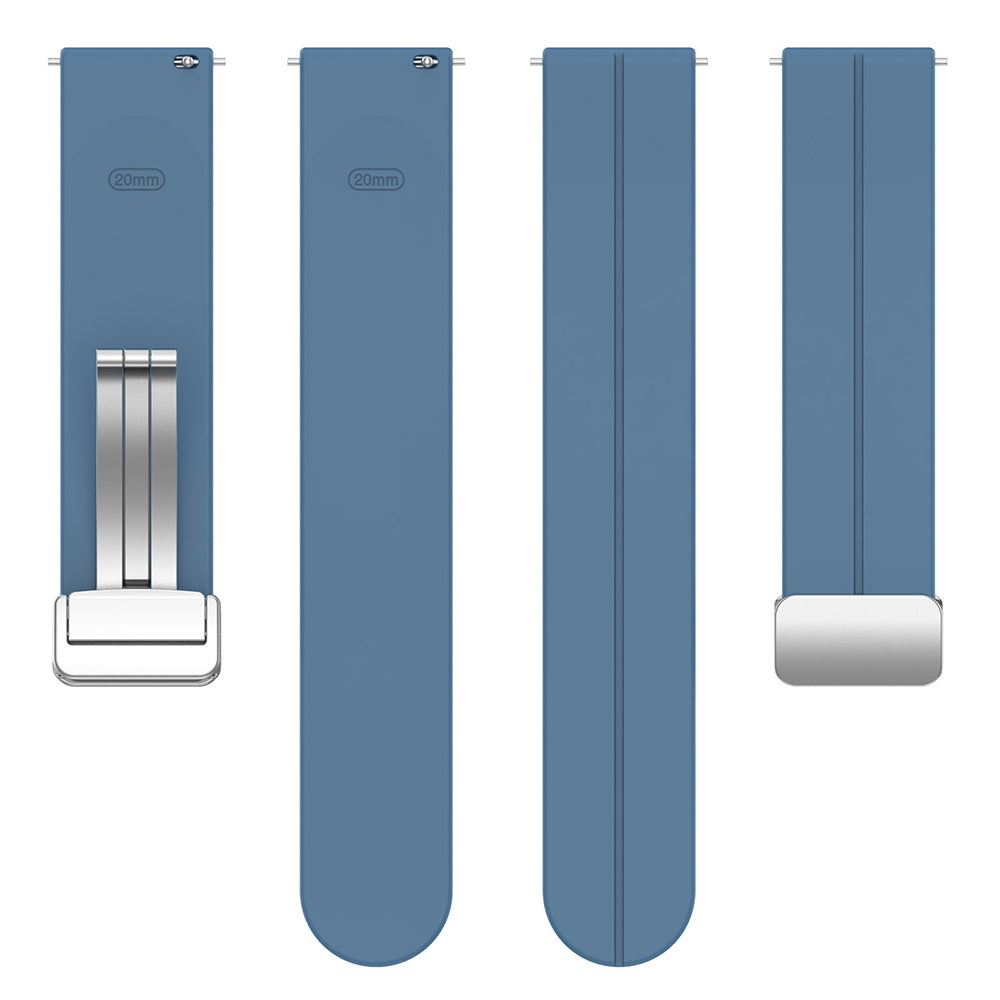 Pasek Techsuit W011 do Samsung Galaxy Watch / Huawei Watch Series, 20mm, Niebieski