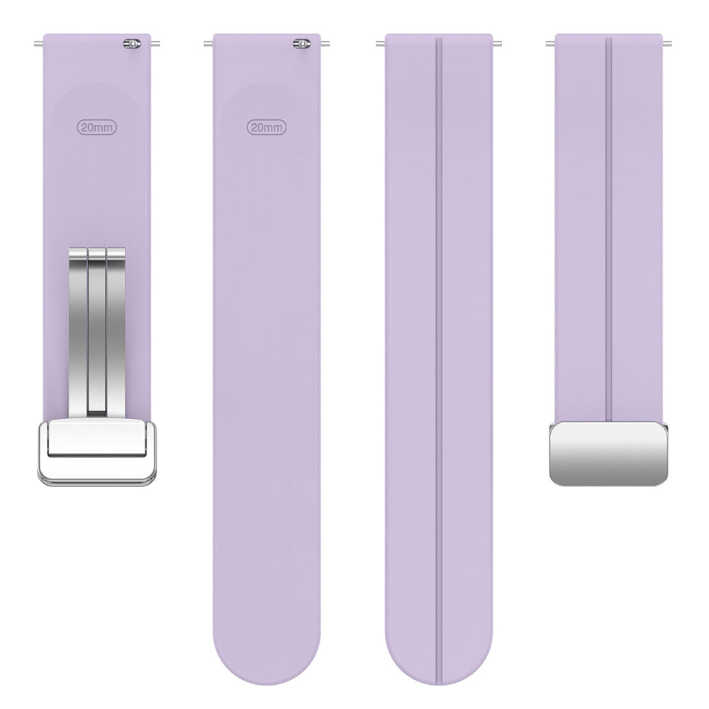 Pasek Techsuit W011 do Samsung Galaxy Watch / Huawei Watch Series, 20mm, Fioletowy