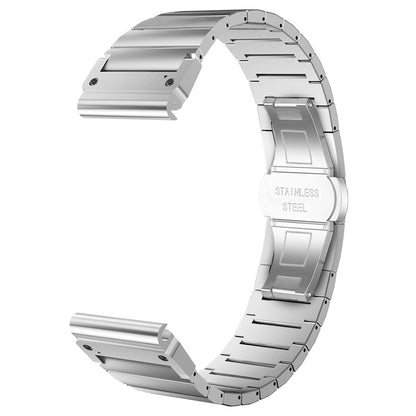 Techsuit W012 Strap for Garmin Watch Fenix / Forerunner Series, 22mm, Silver