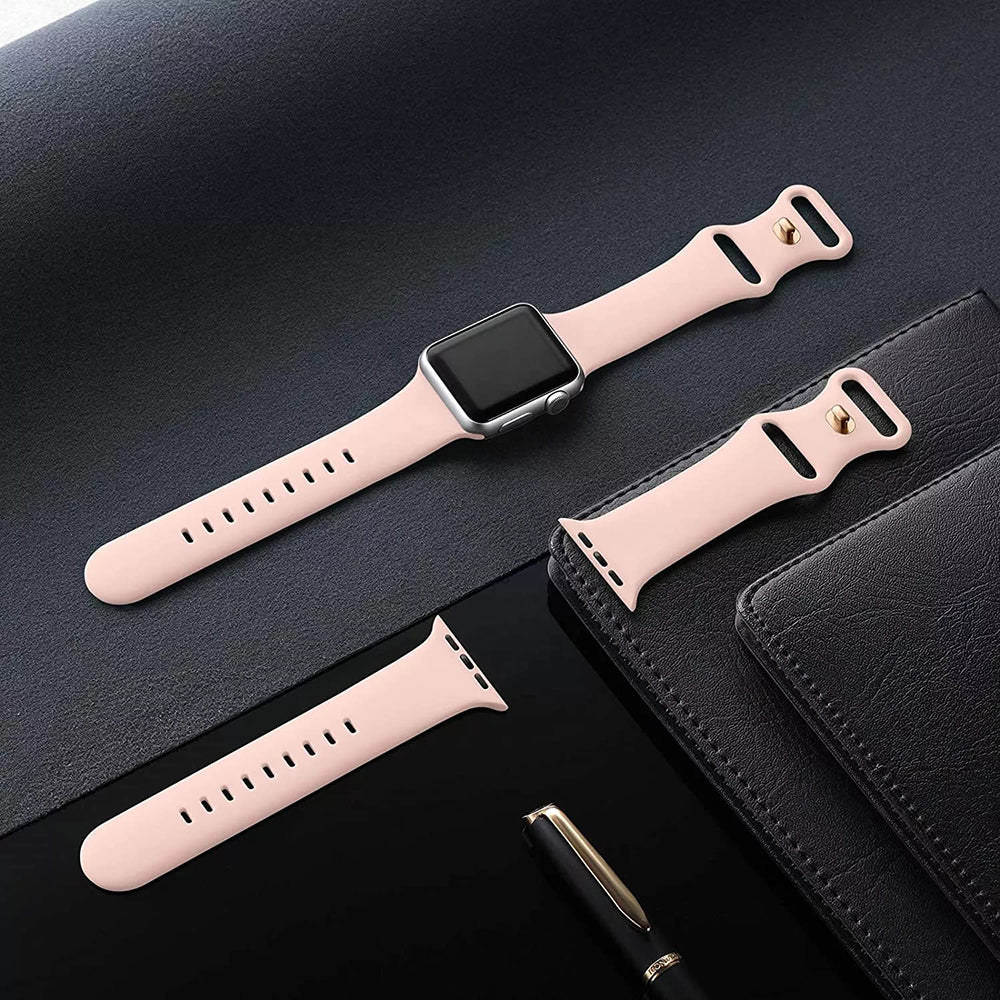 Pasek Techsuit W031 do Apple Watch 42mm / 41mm / 40mm / 38mm Series, Jasnoróżowy