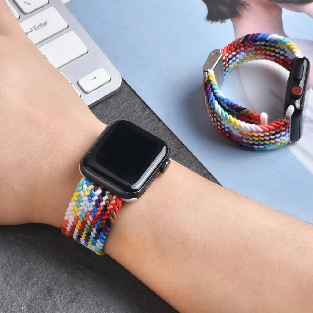 Pasek Techsuit W032 do Apple Watch 49mm / 46mm / 45mm / 44mm / 42mm Series, Beżowy