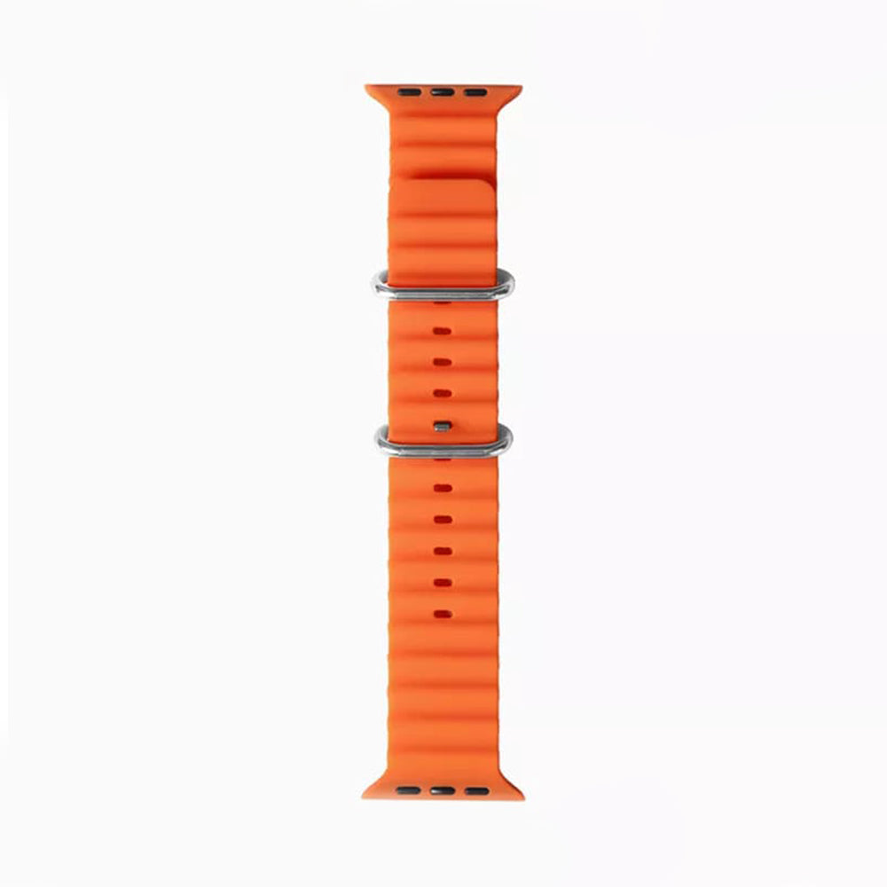 Pasek Techsuit W038 do Apple Watch 49mm / 46mm / 45mm / 44mm / 42mm Series, Pomarańczowy