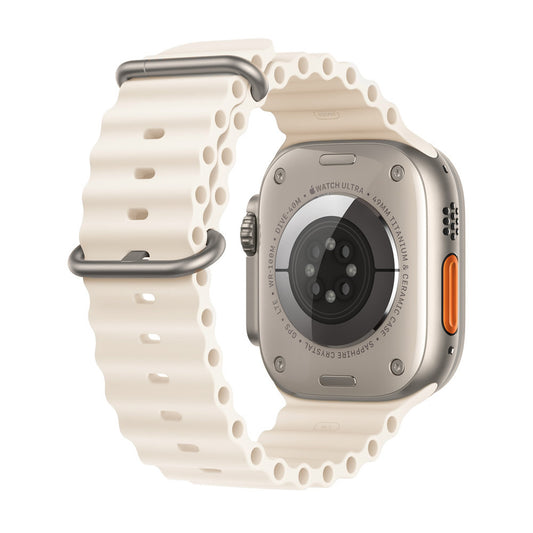 Pasek Techsuit W038 do Apple Watch 49mm / 46mm / 45mm / 44mm / 42mm Series, Biały