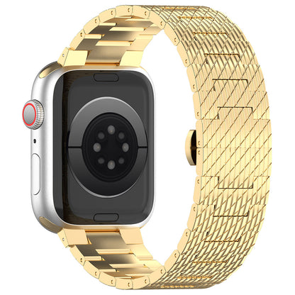 Pasek Techsuit W052 do Apple Watch 42mm / 41mm / 40mm / 38mm Series, Złoty
