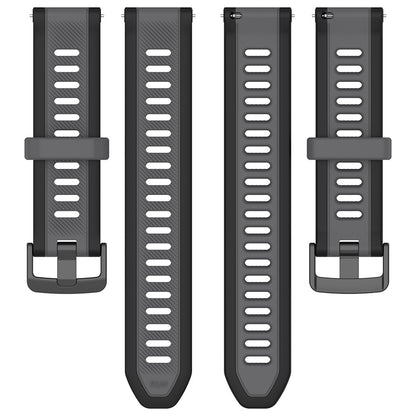 Pasek Techsuit W053 do Huawei Watch / Garmin Watch Series, 18mm, Granatowy