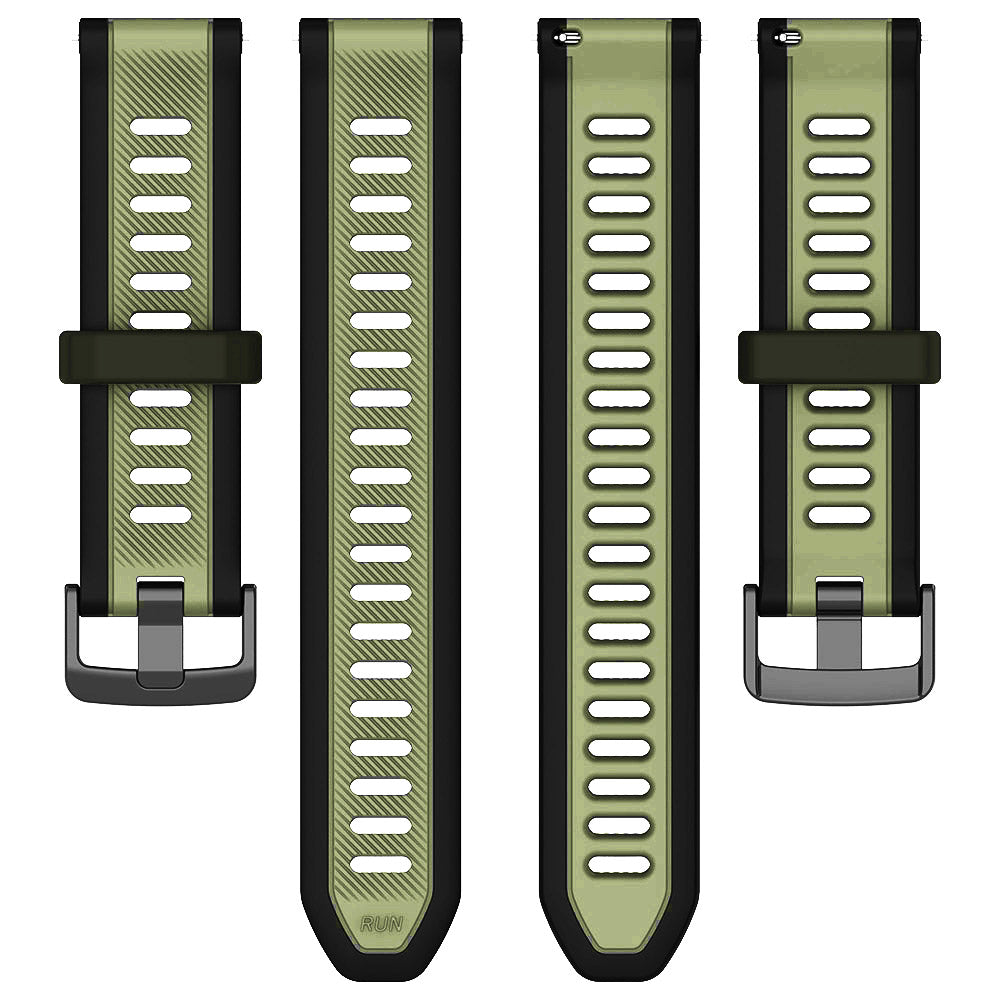 Pasek Techsuit W053 do Huawei Watch / Garmin Watch Series, 18mm, Kaki