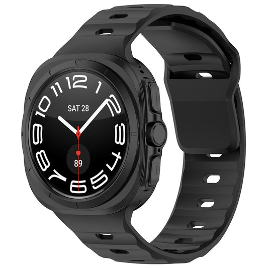 Pasek Techsuit W055 do Samsung Galaxy Watch Ultra, Czarny