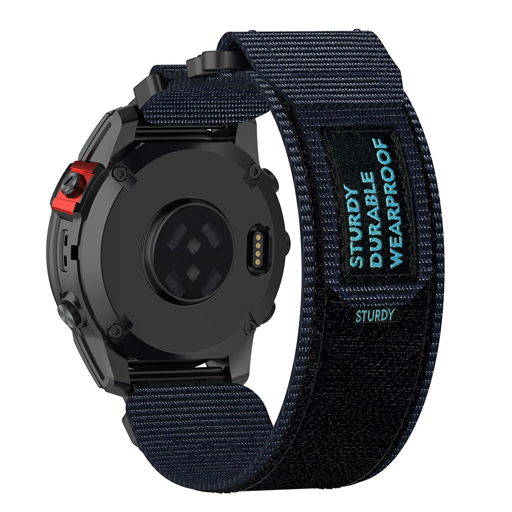 Pasek Techsuit W057 do Garmin Watch Fenix Series, 26mm, Granatowy