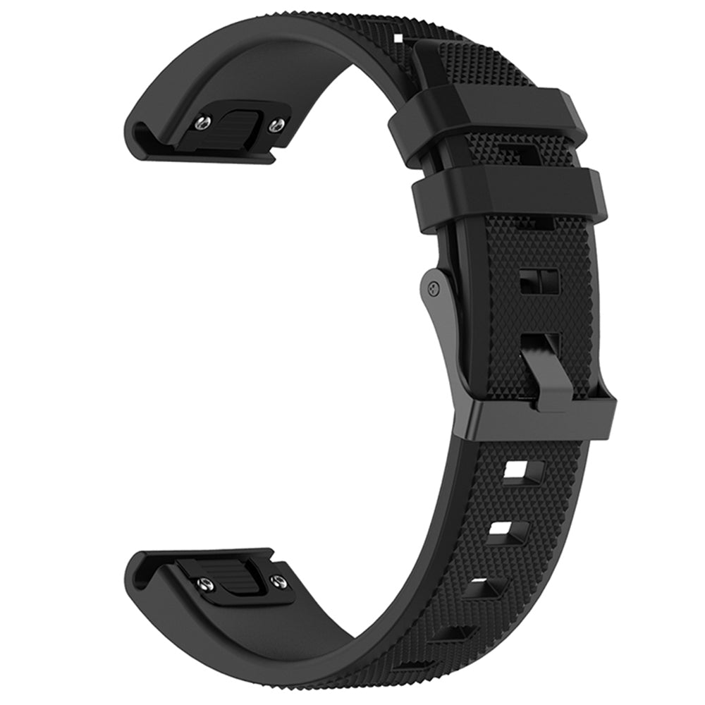 Pasek Techsuit W058 do Garmin Watch Fenix / Forerunner Series, 22mm, Czarny