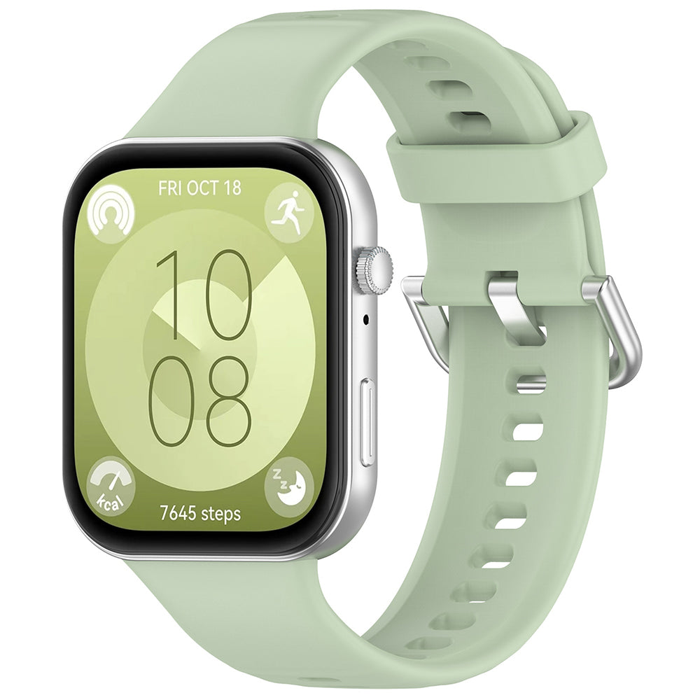 Pasek Techsuit W061 dla Huawei Watch Fit 4 Pro / Watch Fit 4 / Watch Fit 3, Jasnozielony