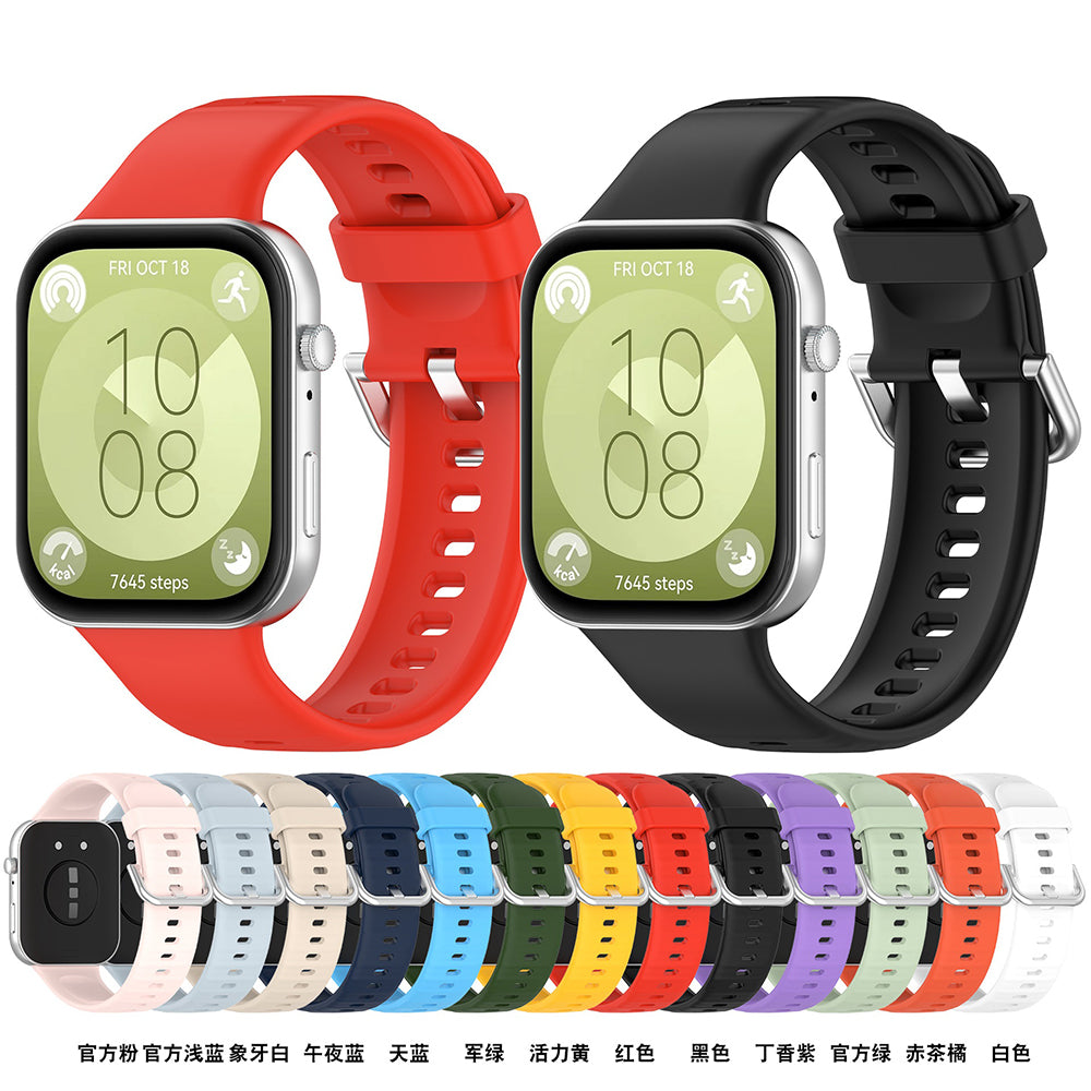 Pasek Techsuit W061 dla Huawei Watch Fit 4 Pro / Watch Fit 4 / Watch Fit 3, Jasnozielony