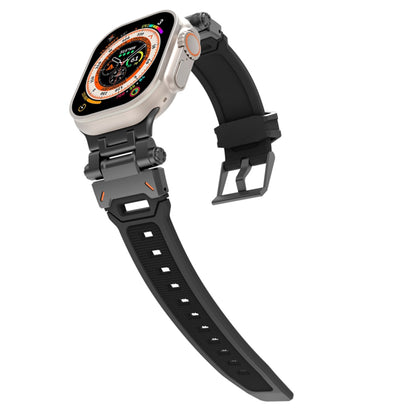 Pasek Techsuit W064 do Apple Watch 49mm / 46mm / 45mm / 44mm / 42mm Series, Czarny